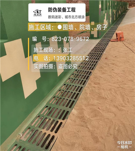 丹东 例如在抖音上有“迷彩墙，外围墙面挡 - 星空数码迷彩漆施工队